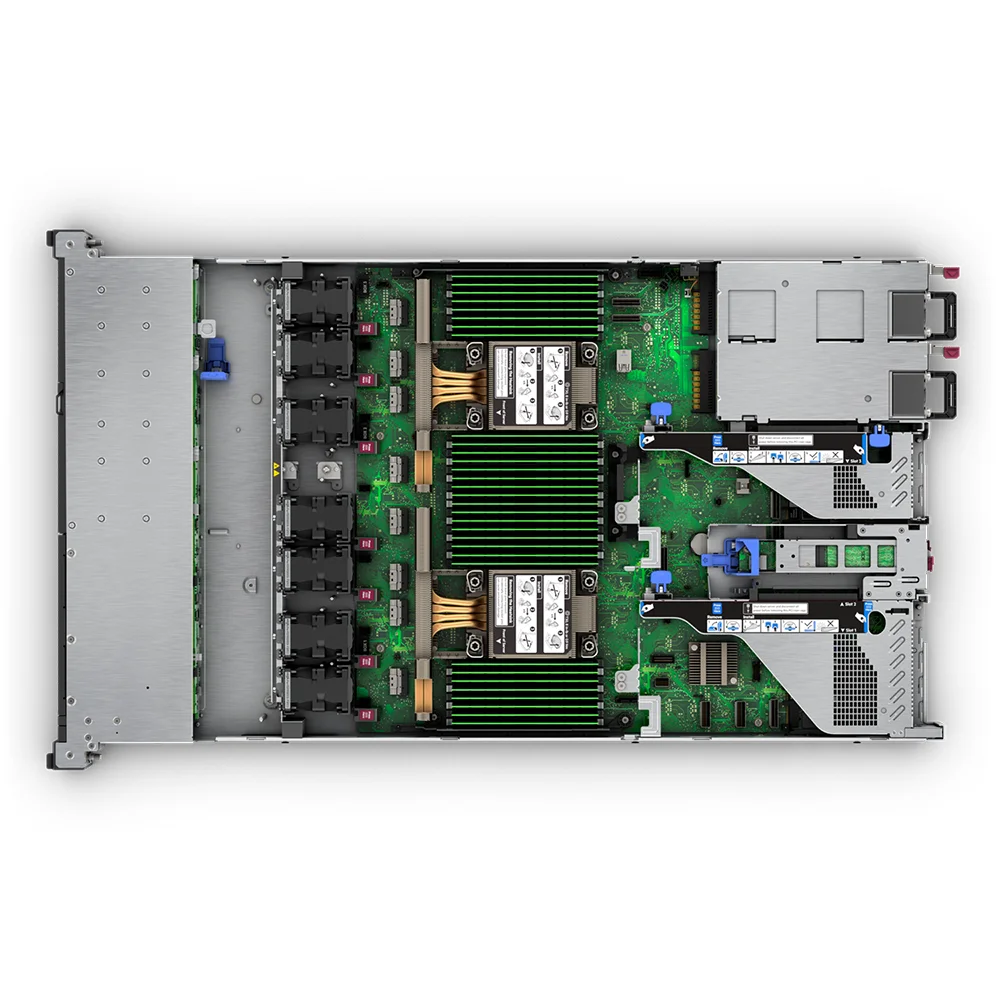 Servidor HPE ProLiant DL360 Gen11 Xeon Gold 5416S, 64 GB DDR5, 8SFF, 2×10GbE - P81429-DM5