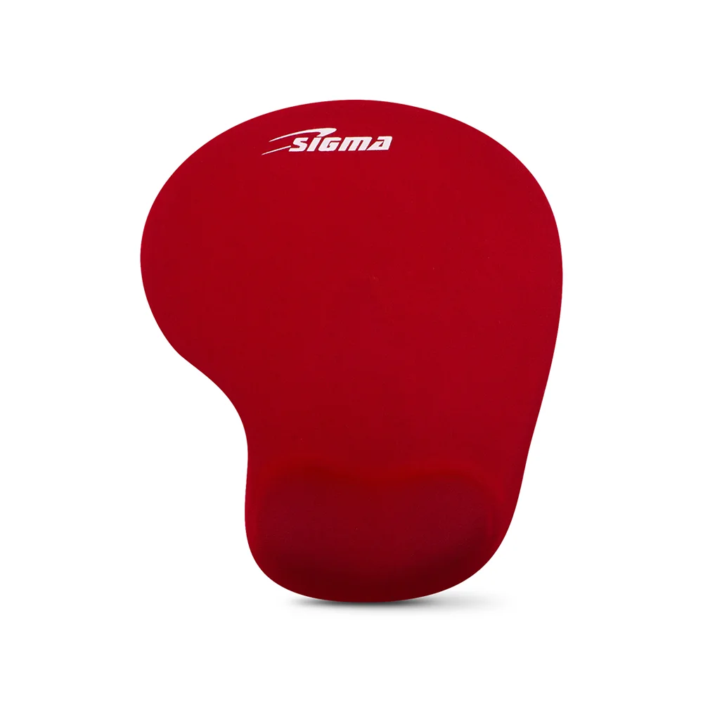 Pad mouse ergonómico Sigma SIG-X5 con reposamuñecas de gel y base antideslizante, 23 x 19 cm