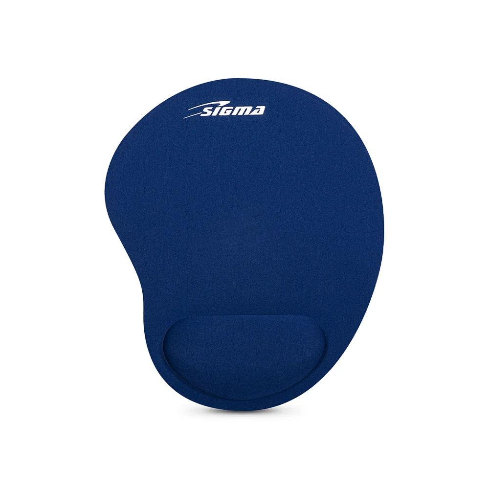 Pad mouse ergonómico Sigma SIG X55 con apoyamuñecas de espuma, base antideslizante, 24,5 x 20,5 cm y 3 mm