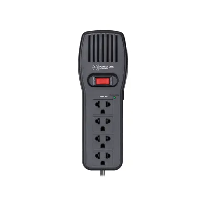 Estabilizador AVR Power Lite Orion PLI 1001 de 1000 VA y 500 W con 4 tomas protegidas y RJ45/RJ11