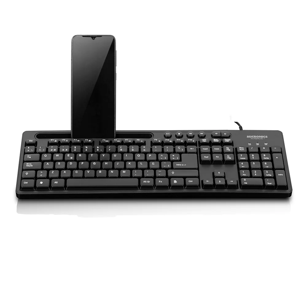 Teclado multimedia Micronics Magnus+ MIC K734 USB