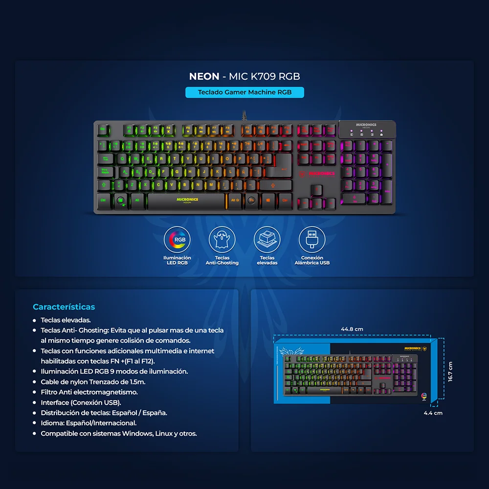 Producto MIC K709 RGB