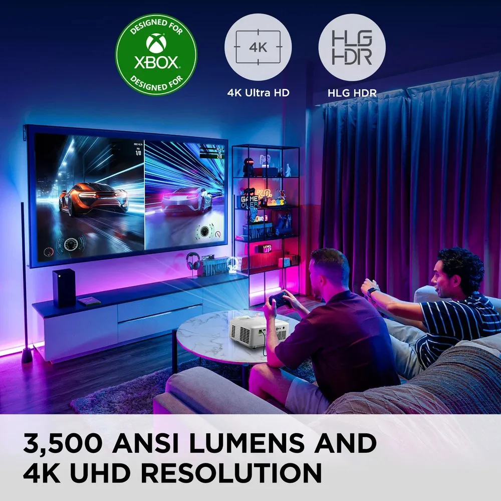 Proyector Láser ViewSonic LX700-4K — 3.500 Lúmenes 4K UHD (3840x2160)