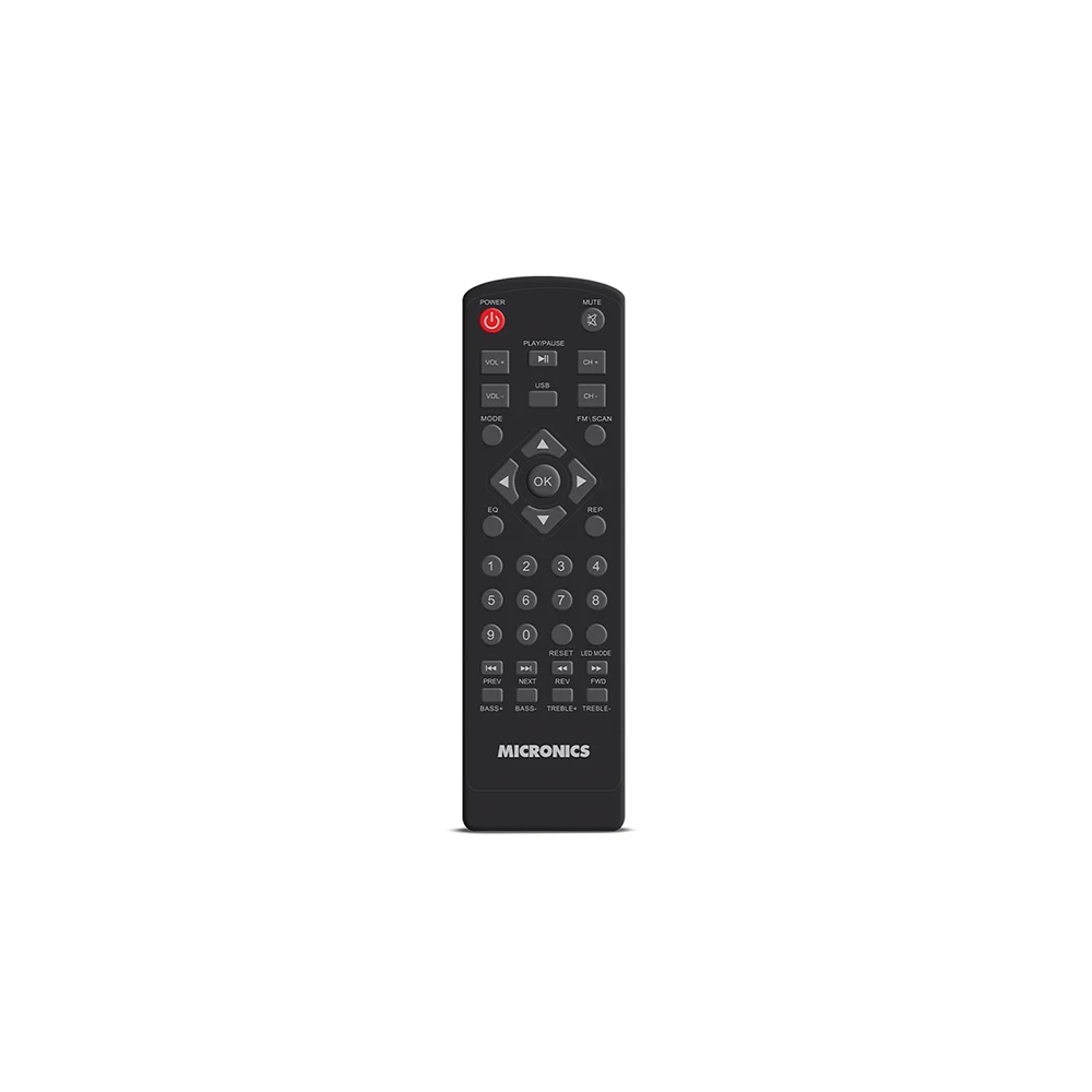 Sistema de audio 2.1 Micronics Blaster MIC S7401BT con Bluetooth, woofer de 4", USB, microSD y radio FM