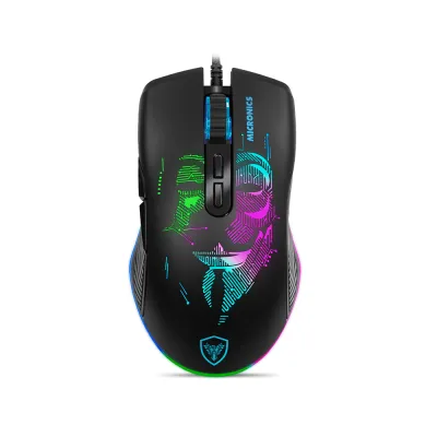 Mouse Gamer Micronics Anonimus MIC GM859 RGB 12800 DPI 7 Botones USB