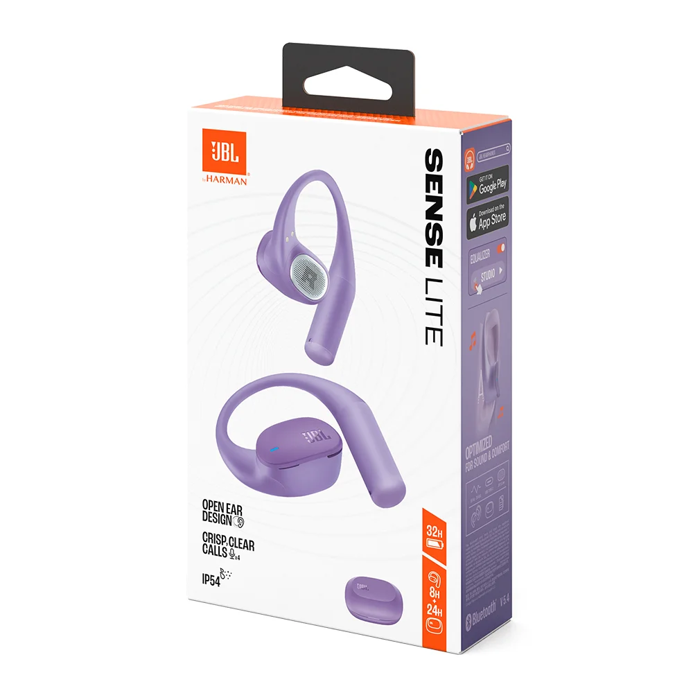 Audífonos Open-Ear True Wireless JBL Sense Lite Tecnología OpenSound Bluetooth Morado - JBLSENSELITEPURAM