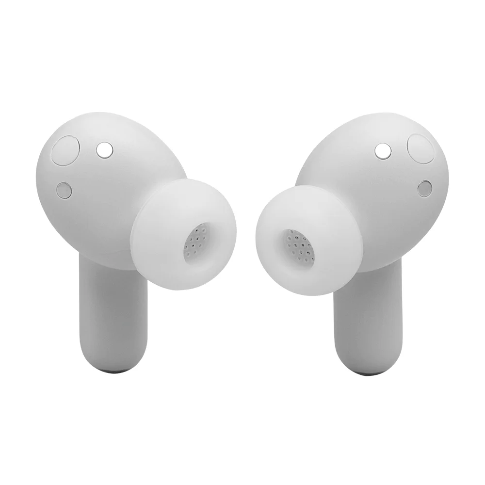 Audífonos In-Ear True Wireless JBL Live Beam 4 Cancelación Ruido Case con Pantalla Plateado - JBLLIVEBEAM4SILAM