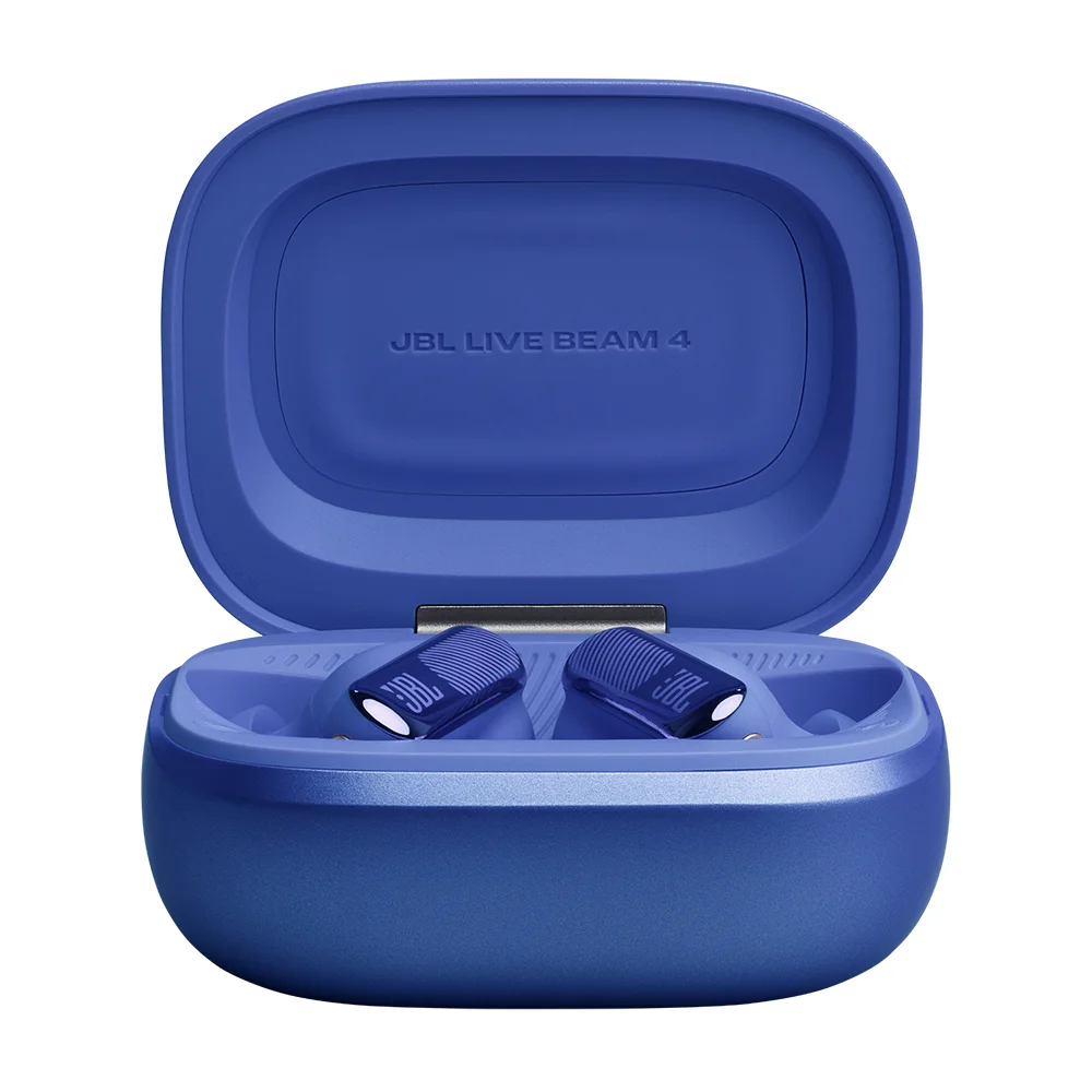 Audífonos In-Ear True Wireless JBL Live Beam 4 Cancelación Ruido Case con Pantalla Azul - JBLLIVEBEAM4BLUAM
