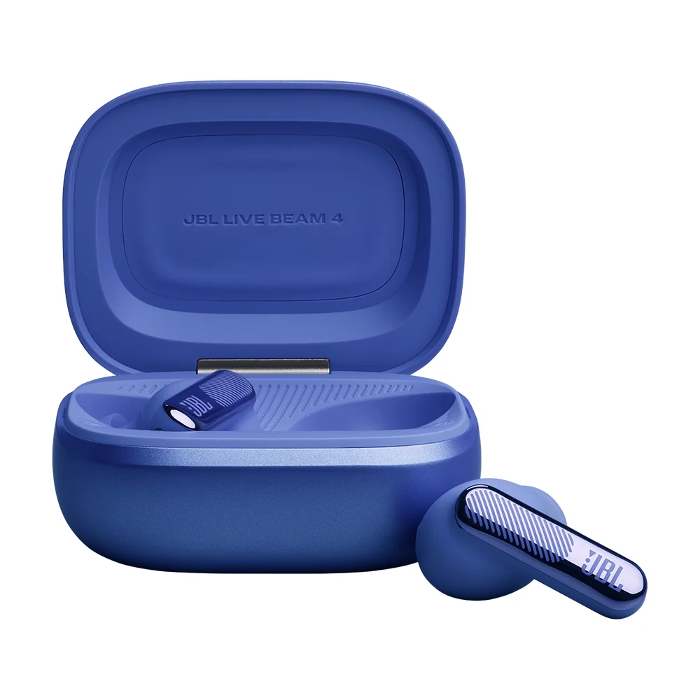 Audífonos In-Ear True Wireless JBL Live Beam 4 Cancelación Ruido Case con Pantalla Azul - JBLLIVEBEAM4BLUAM