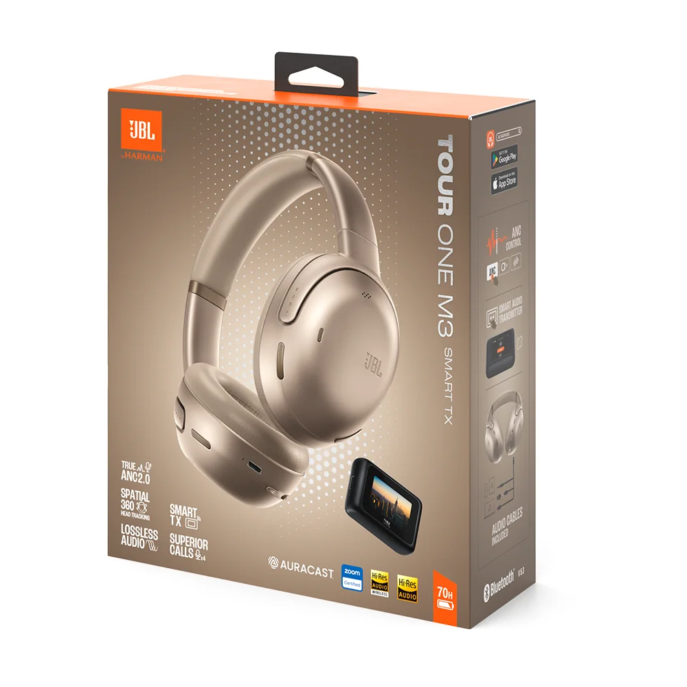 Audífonos Over-Ear Inalámbricos JBL Tour One M3 Smart Tx Cancelación Ruido Bluetooth Latte - JBLTOM3AVILTTAM