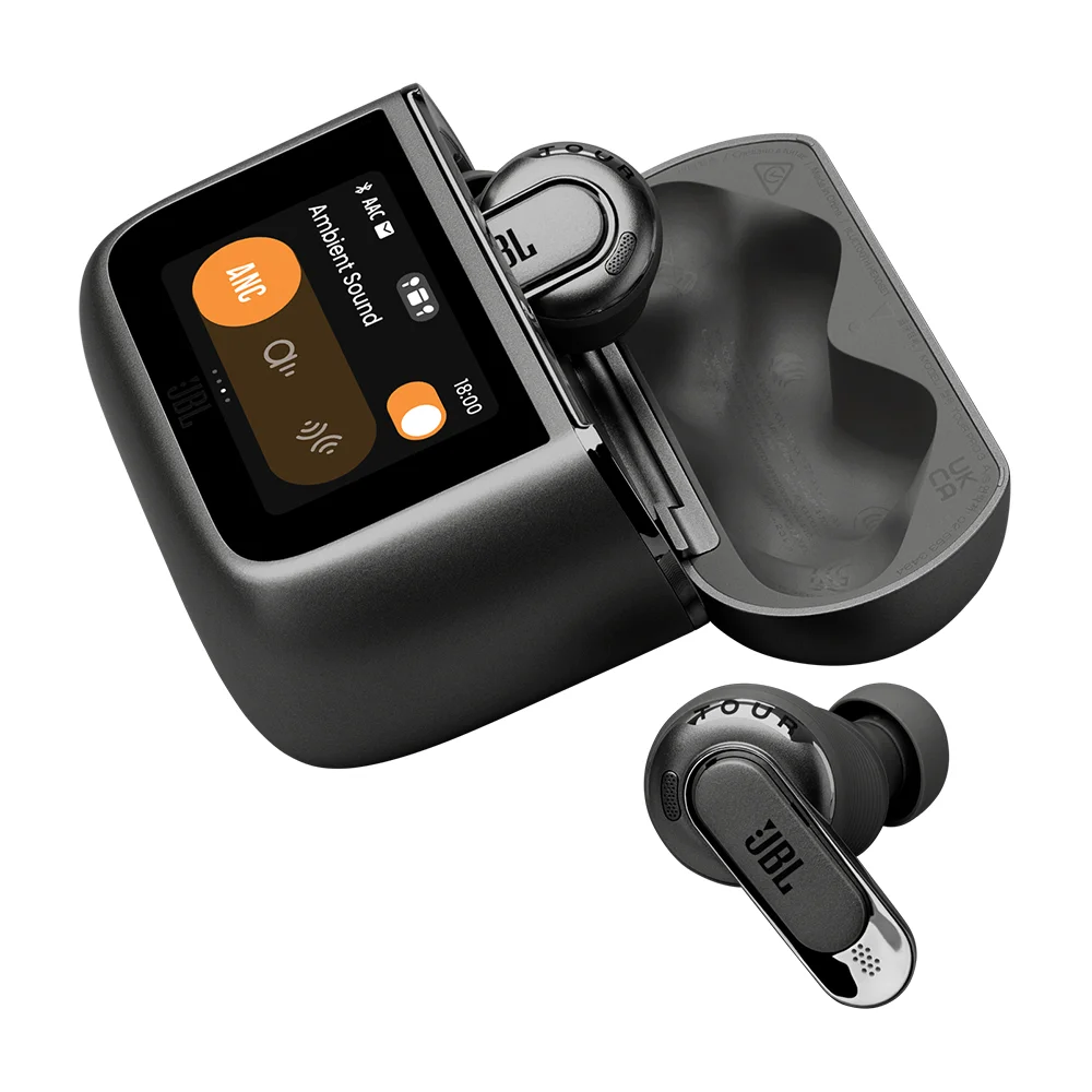 Audífonos In-Ear True Wireless JBL Tour Pro 3 Smart Charging Case Pantalla Táctil ANC Negro - JBLTOURPRO3BLKAM