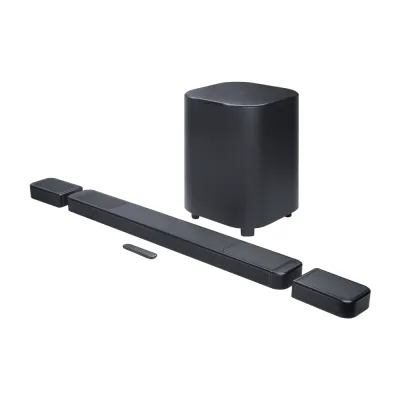 Barra de Sonido 11.1.4 Canales JBL Bar 1300X MK2 Parlantes Desmontables Dolby Atmos Negro - JBLBAR1300XM2BLKAM