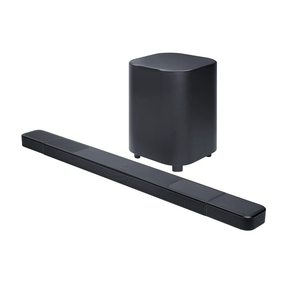 Barra de Sonido 11.1.4 Canales JBL Bar 1300X MK2 Parlantes Desmontables Dolby Atmos Negro - JBLBAR1300XM2BLKAM