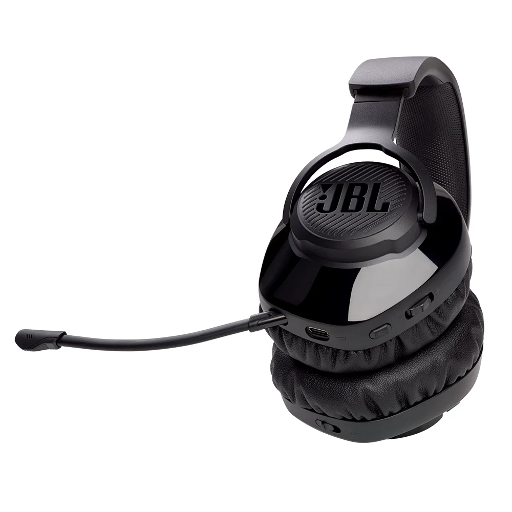 Audífonos Gamer Inalámbricos JBL Quantum 350 Wireless Receptor USB 2.4GHz Micrófono Negro - JBLQ350WLBLKAM