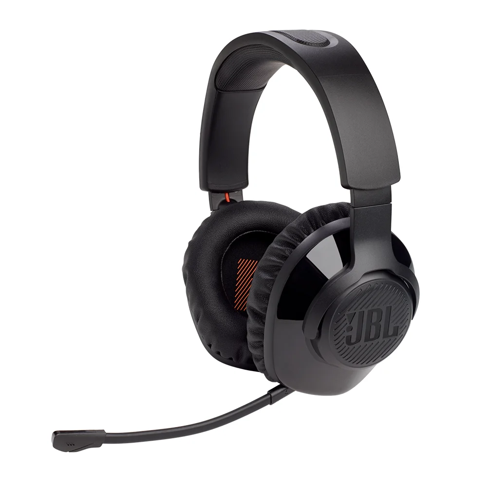Audífonos Gamer Inalámbricos JBL Quantum 350 Wireless Receptor USB 2.4GHz Micrófono Negro - JBLQ350WLBLKAM