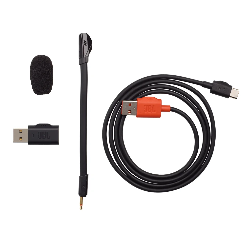 Audífonos Gamer Inalámbricos JBL Quantum 350 Wireless Receptor USB 2.4GHz Micrófono Negro - JBLQ350WLBLKAM