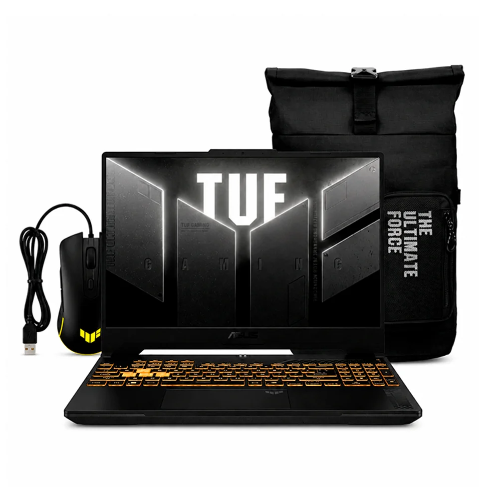 Laptop ASUS TUF Gaming F16 16" 144Hz | Core 5 205H, 8GB DDR5, 512GB SSD, RTX 3050 6GB - 90NR0MZ6-M00K00