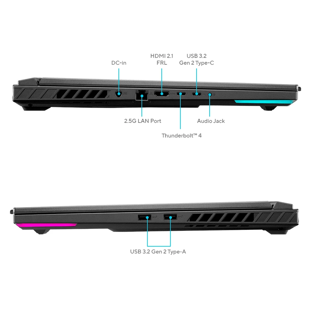 Laptop ASUS ROG Strix G18 18" 2.5K 240Hz | Ryzen 9 9955HX, 16GB DDR5, 1TB SSD, RTX 5070, Win 11 - 90NR0L58-M00510