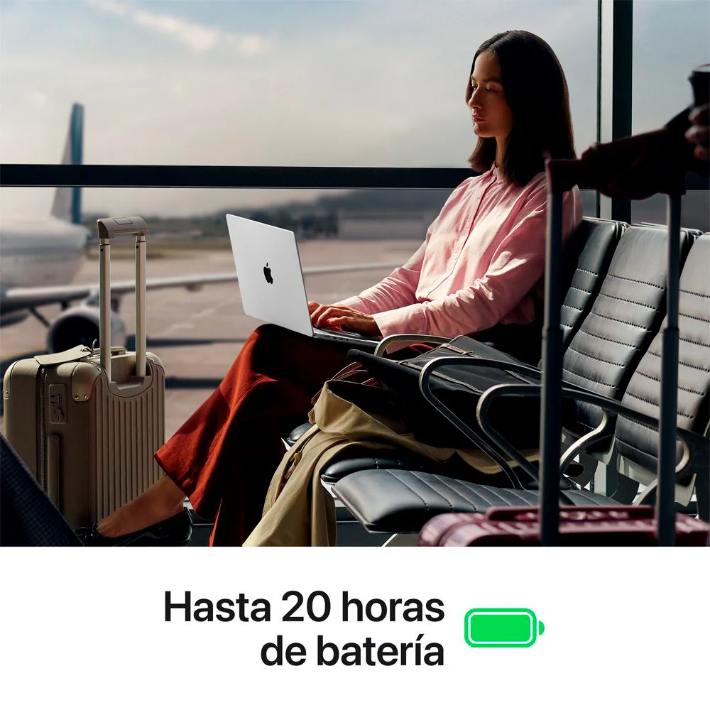 Laptop Apple MacBook Pro 14.2" Liquid Retina XDR (M5 Pro 15c, 16c GPU, 24GB, 1TB SSD, macOS) - Negro Espacial (MGDR4E/A)