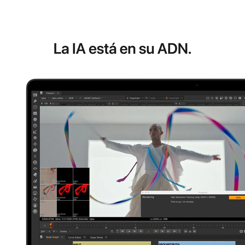 Laptop Apple MacBook Pro 16.2" Liquid Retina XDR (M5 Pro 10c, 16c GPU, 24GB, 1TB SSD, macOS) - Negro Espacial (MGEA4E/A)