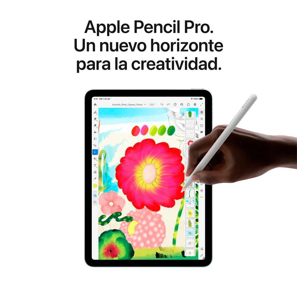 Tablet Apple iPad Air 11" Liquid Retina (Chip M4 CPU 8c, GPU 9c, 12GB RAM, 128GB, Wi-Fi) - Azul (MH314CL/A)