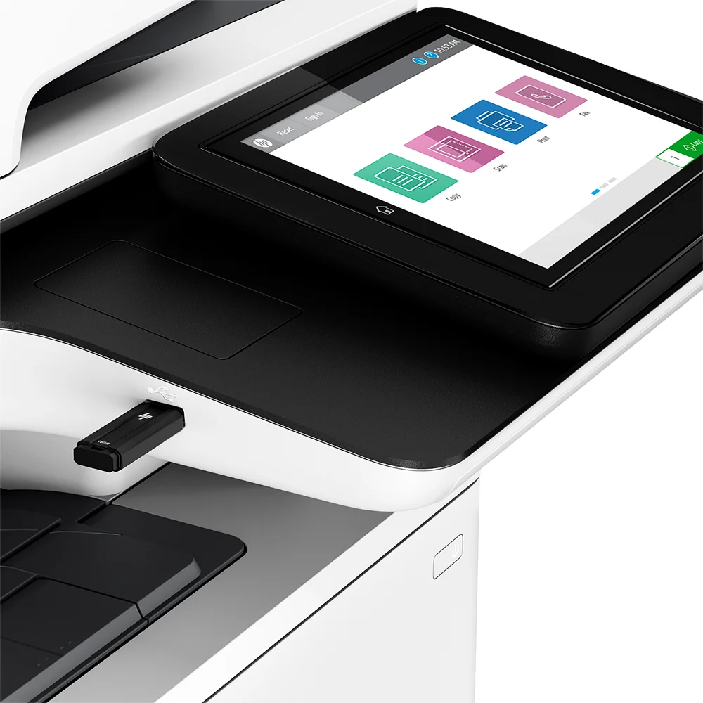 Impresora HP LaserJet Enterprise MFP M528dn (1PV64A) | Láser Monocromática Multifunción | 43 ppm | Ethernet, USB