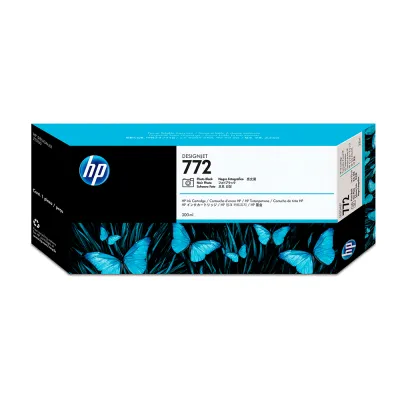 Cartucho de Tinta HP 772 Negro Foto 300ml | Para DesignJet Z5200, Z5400 PostScript - CN633A