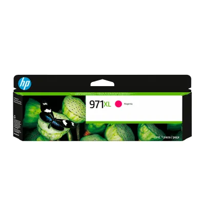 Cartucho de Tinta HP 971XL Magenta 86.5ml | Para OfficeJet Pro X451, X476, X551, X576 - CN627AM