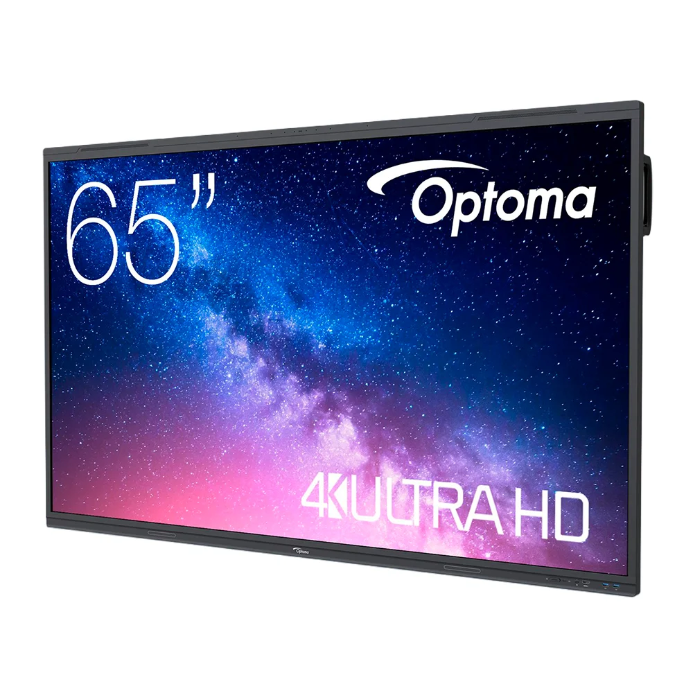 Pantalla Interactiva Optoma 5653RK 65" 4K UHD 3840×2160 | LAN + Wi-Fi | para Aulas y Empresas