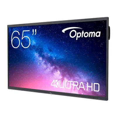 Pantalla Interactiva Optoma 5653RK 65" 4K UHD 3840×2160 | LAN + Wi-Fi | para Aulas y Empresas