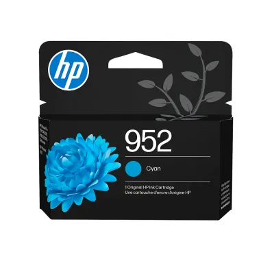 Cartucho de Tinta HP 952 Cian 8.5ml | Para OfficeJet Pro 7740, 8710, 8720 - L0S49AN