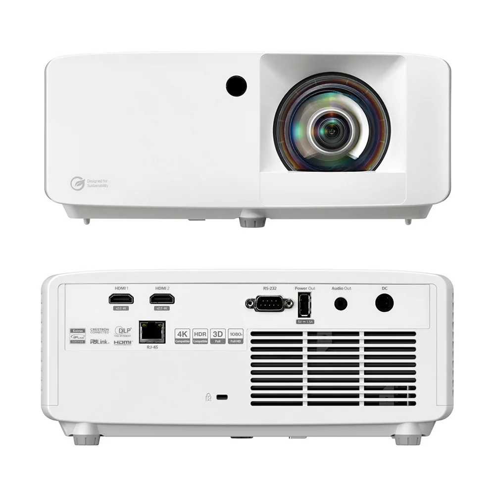 Proyector Láser Optoma ZH450ST — 4.200 Lúmenes Full HD 1920×1080 | Tiro Corto