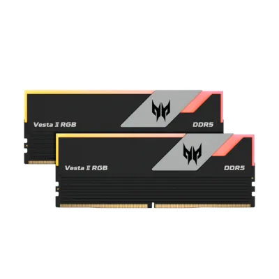 Kit Memoria RAM Predator Vesta II RGB | 32GB (2x16GB) DDR5-6000MHz | CL32 | 1.35V | DIMM 288-Pin | XMP 3.0 / AMD EXPO | RGB