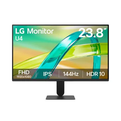 Monitor Gamer LG 24U411B-B 23.8" FHD IPS 144Hz 1ms | FreeSync, HDR10, Dynamic Action Sync, HDMI, DP - 24U411B-B