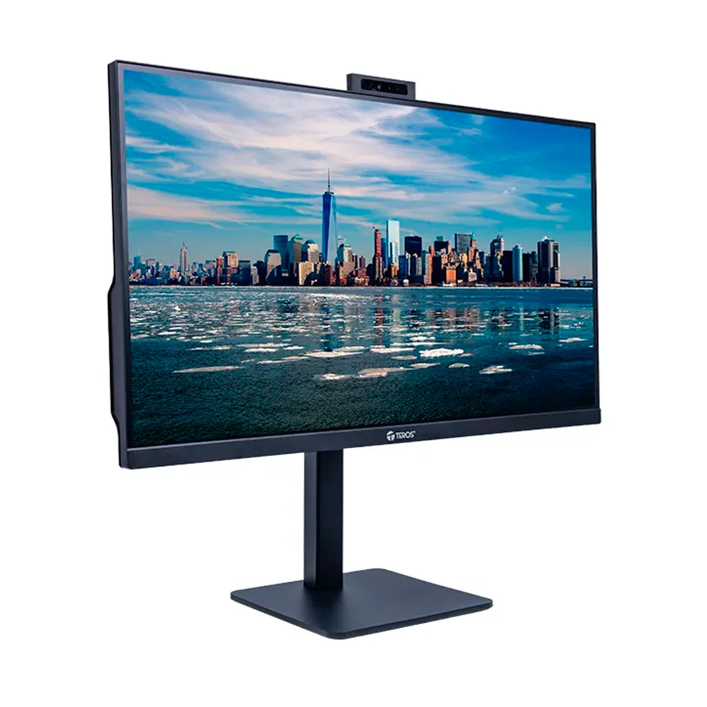 Monitor de Conferencia Teros TE-2720CS 27.0" QHD IPS 144Hz | Cámara 5MP, USB-C, RJ-45, Base Ergonómica - TE2720CS
