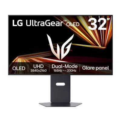 Monitor Gamer LG UltraGear 32GX850A-B 31.5" 4K UHD OLED 165Hz / FHD 330Hz | Dual Mode, DP 1.4 - 32GX850A-B