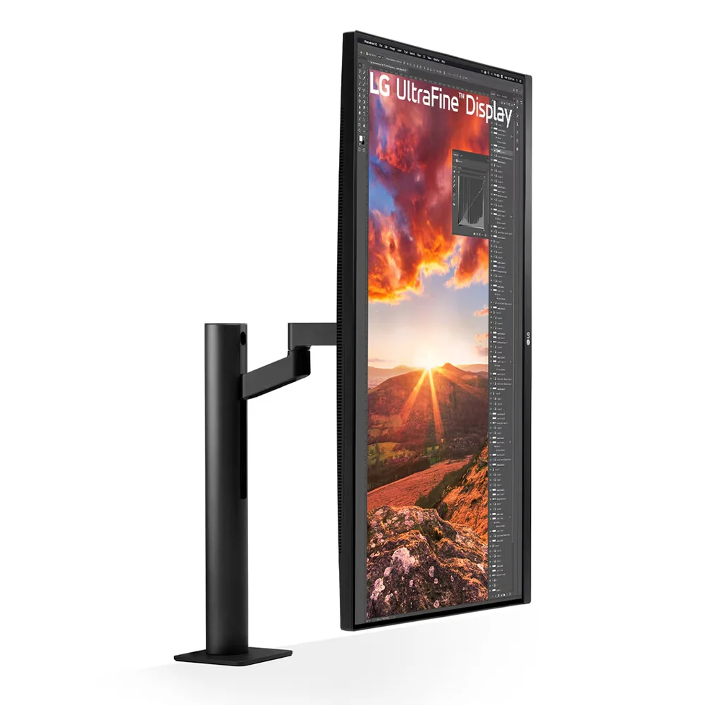 Monitor Profesional LG UltraFine Ergo 32UN880K 31.5" 4K UHD IPS | Brazo C-Clamp, USB-C 60W, Altavoces - 32UN880K