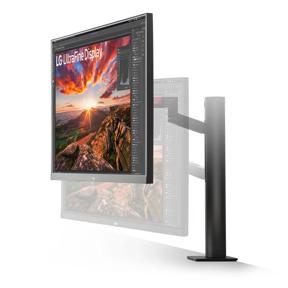 Monitor Profesional LG UltraFine Ergo 32UN880K 31.5" 4K UHD IPS | Brazo C-Clamp, USB-C 60W, Altavoces - 32UN880K