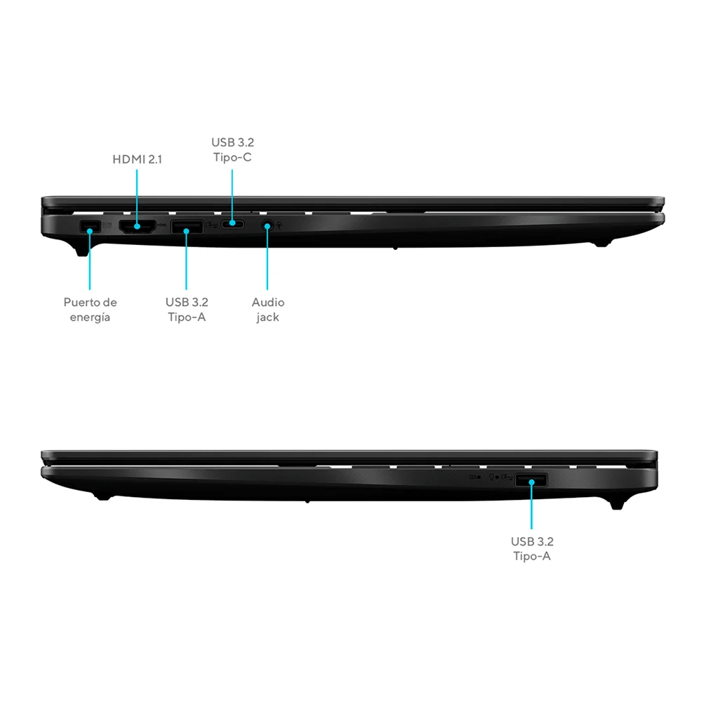 Laptop ASUS V16 V3607VJ 16" WUXGA 144Hz | Intel Core 7 240H, 8GB DDR5, 512GB SSD, RTX 3050, Win 11 - 90NB15V1-M00KR0
