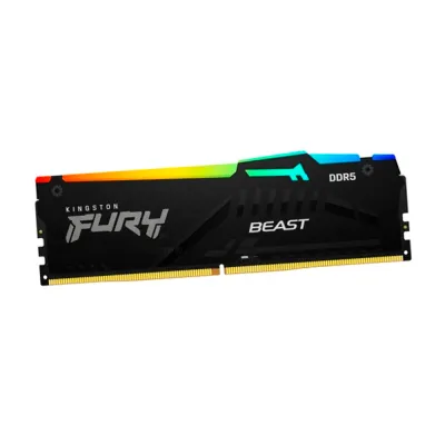 Memoria RAM Kingston Fury Beast RGB | 16GB DDR5-6000MHz | CL36 | 1.35V | DIMM 288-Pin | RGB
