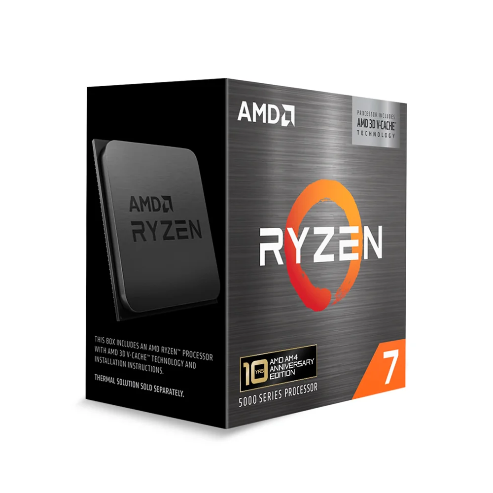 Procesador Gamer AMD Ryzen 7 5800X3D | Socket AM4, 8C/16T hasta 4.5GHz, 3D V-Cache 100MB, 105W - 100-100000651POF