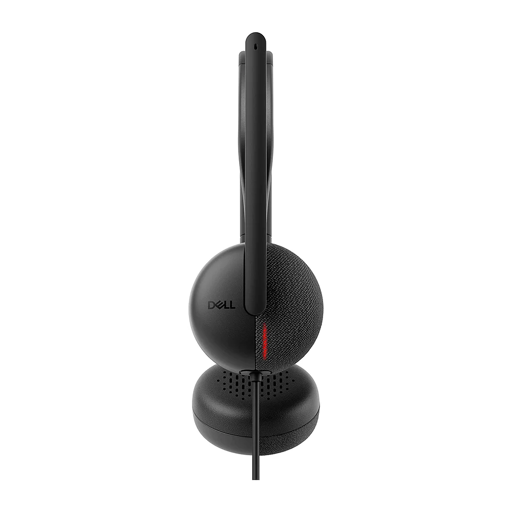 Auriculares con Micrófono Dell Pro Wired WH3024 | Cancelación Ruido IA, USB-C con Adaptador A, Teams - 520-BBDS