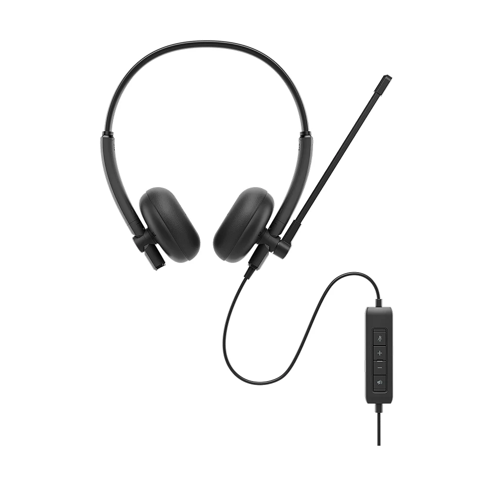 Auriculares con Micrófono Dell Pro Wired WH125 | Conexión USB-A, Drivers 27mm, Varilla 270°, Controles - 520-BBLL
