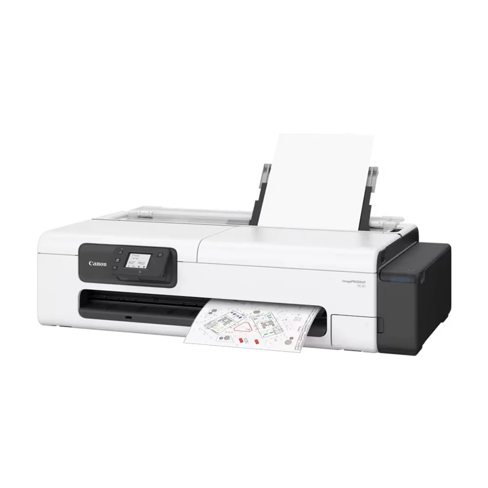 Plotter Canon imagePROGRAF TC-21 24″ (7055C002) | Inyección Térmica A1/A2/A3/A4 | 2400×1200 dpi | Wi-Fi, Ethernet, USB | Impresión de Planos CAD y Cartelería