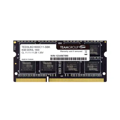 Memoria RAM TeamGroup Elite | 8GB DDR3L-1600MHz | CL11 | 1.35V | SODIMM 204-Pin