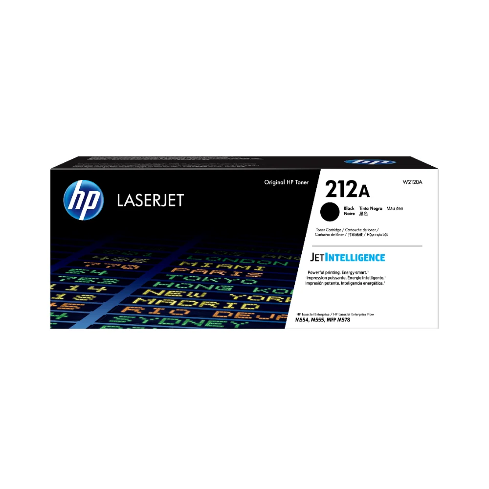 Tóner HP 212A Negro Original W2120A para HP LaserJet