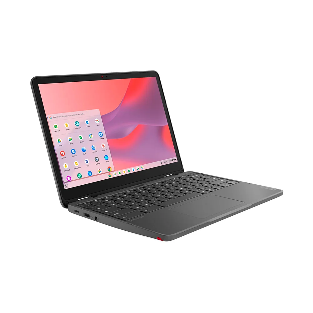 Laptop Lenovo 500e Yoga Chromebook Gen 4 (82W5S16100) | Intel N100 | 8GB LPDDR5 | 64GB eMMC | Gráficos Intel UHD | 12.2″ WUXGA Touch | ChromeOS