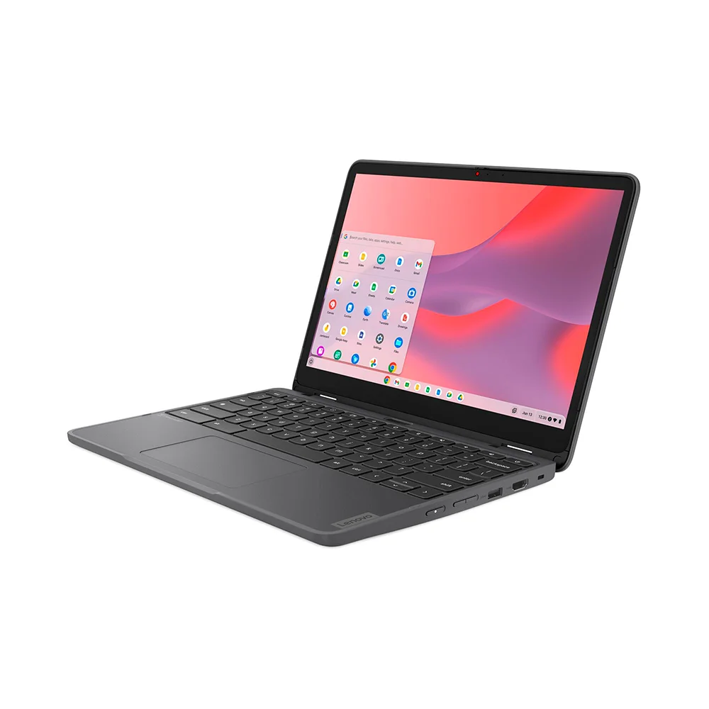 Laptop Lenovo 500e Yoga Chromebook Gen 4 (82W5S16100) | Intel N100 | 8GB LPDDR5 | 64GB eMMC | Gráficos Intel UHD | 12.2″ WUXGA Touch | ChromeOS