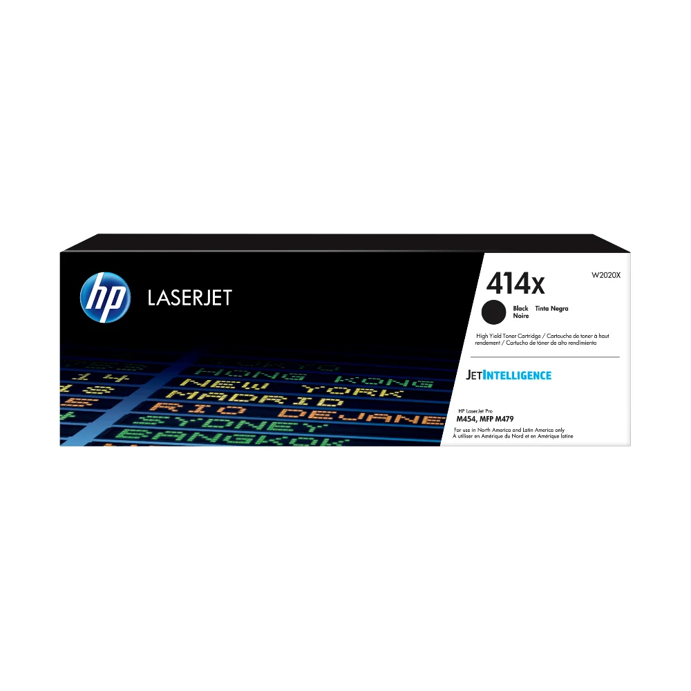 Tóner HP 414X Negro Original W2020X para HP LaserJet