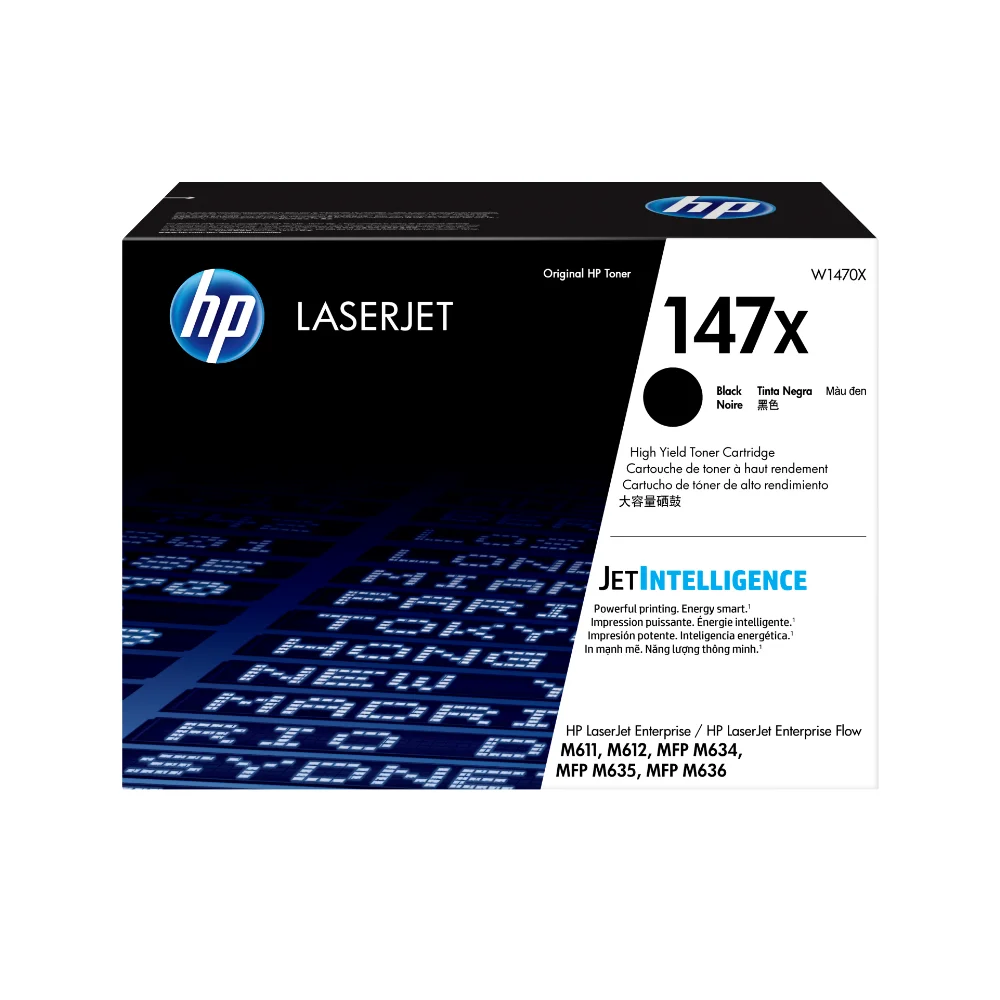 Tóner HP 147X Negro Original W1470X para HP LaserJet